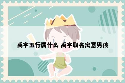 禹字五行属什么 禹字取名寓意男孩